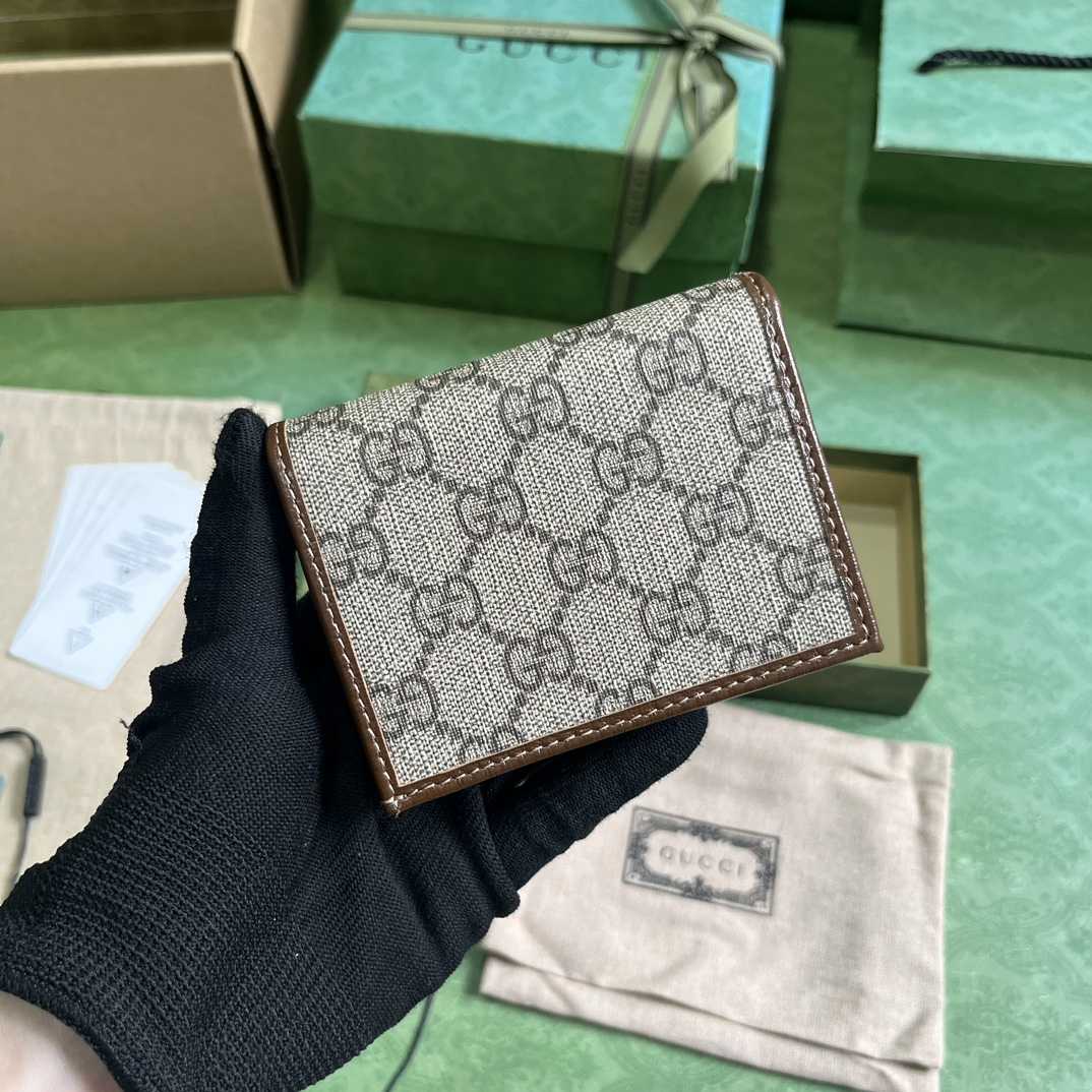 Gucci Horsebit 1955 Card Case Wallet - DopestKickz