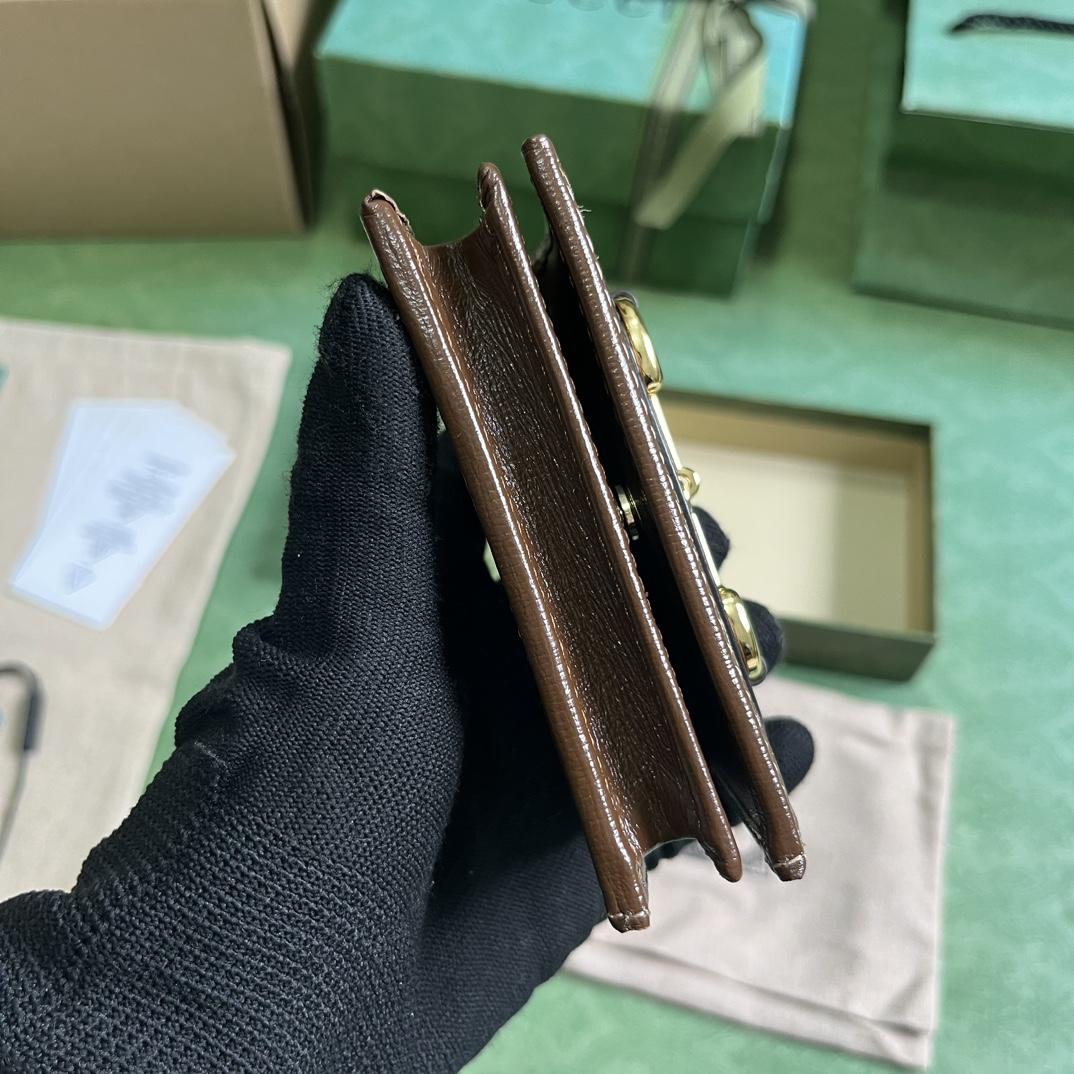 Gucci Horsebit 1955 Card Case Wallet - DopestKickz