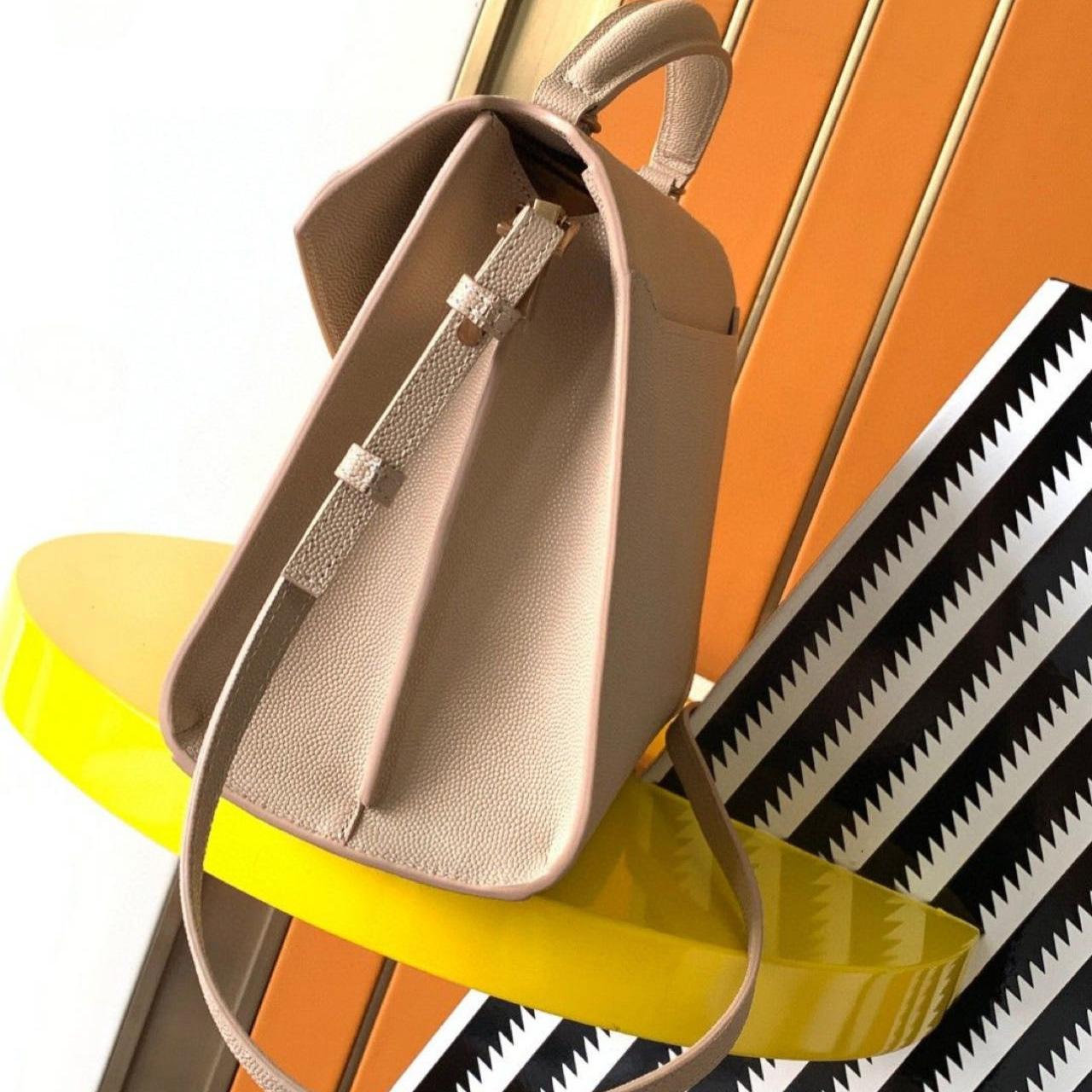 Saint Laurent Medium Cassandra Top-handle Bag  (24×20×11cm) - DopestKickz