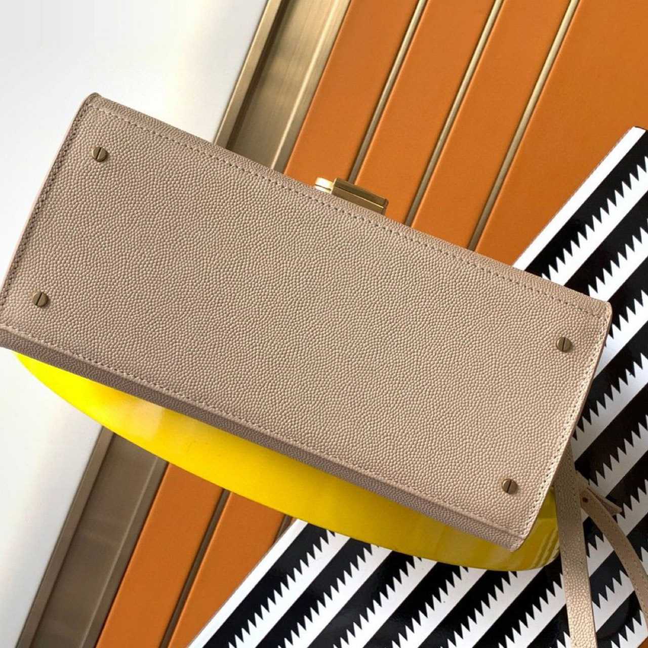 Saint Laurent Medium Cassandra Top-handle Bag  (24×20×11cm) - DopestKickz