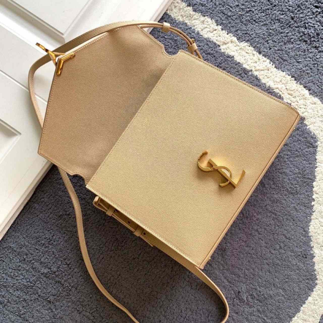 Saint Laurent Medium Cassandra Top-handle Bag  (24×20×11cm) - DopestKickz