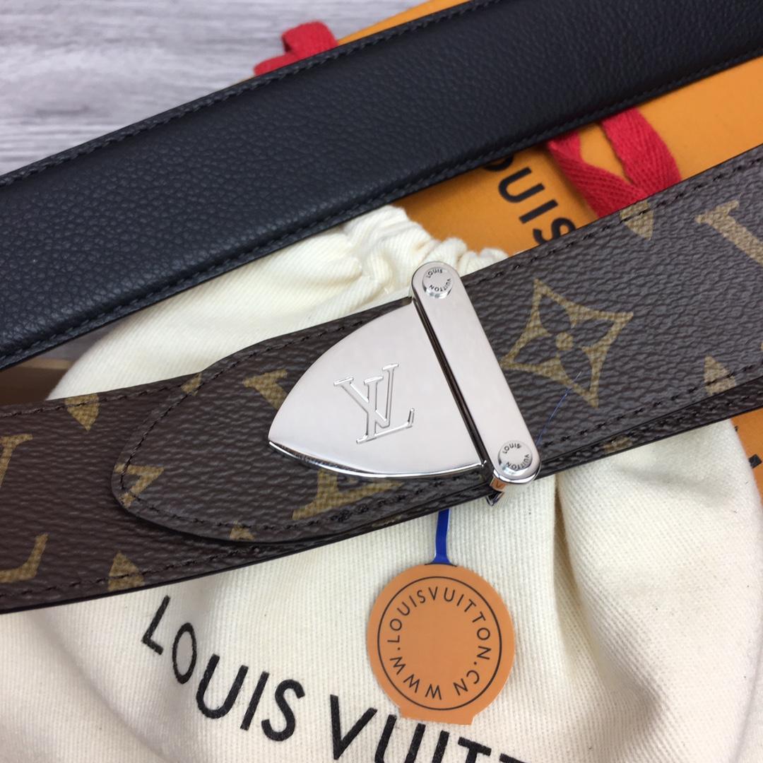 Louis Vuitton LV Trunk 35mm Reversible Belt - DopestKickz