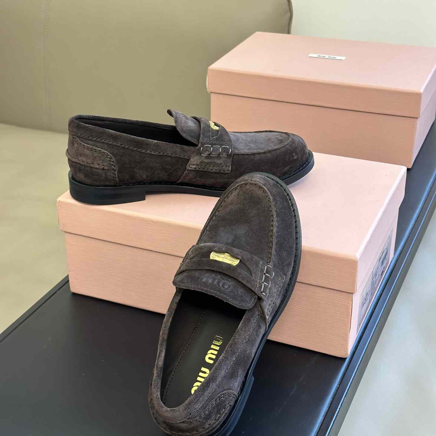 Miu Miu Suede Loafers - DopestKickz