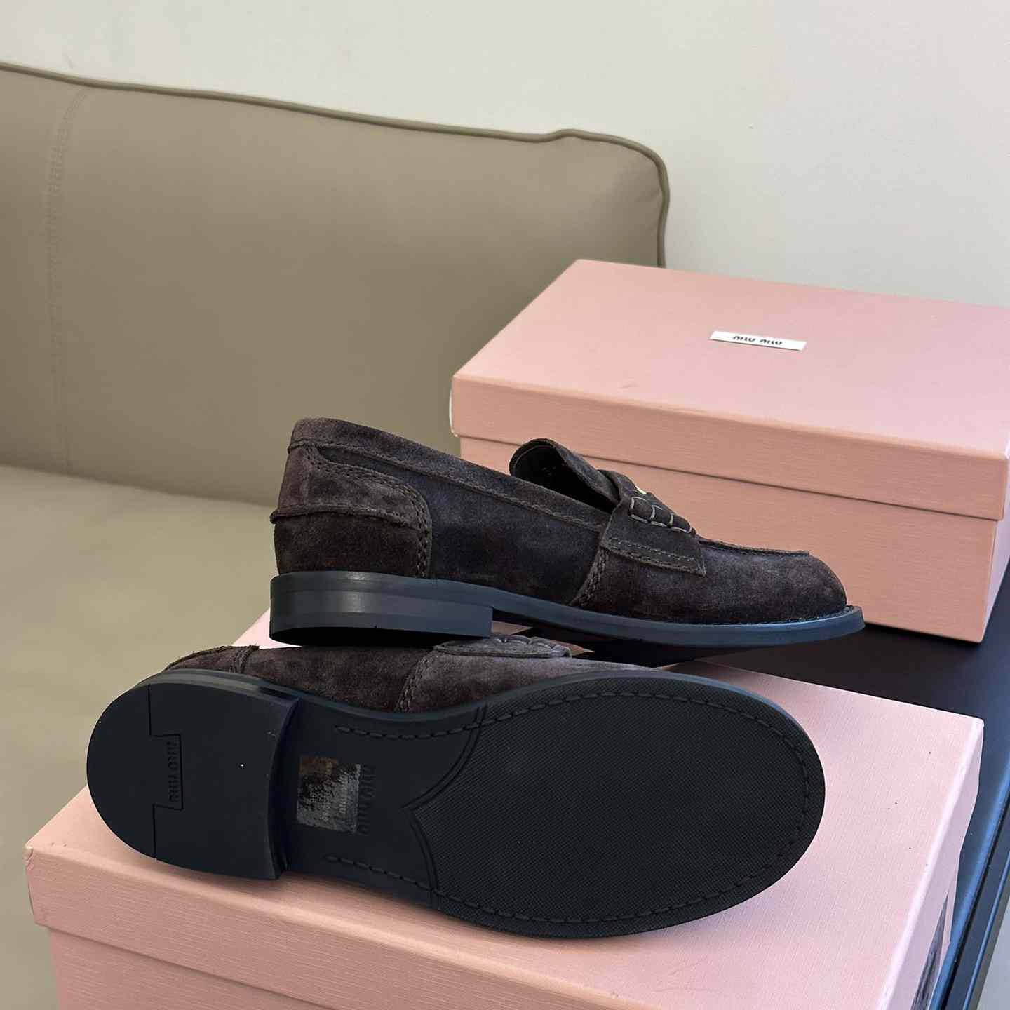 Miu Miu Suede Loafers - DopestKickz