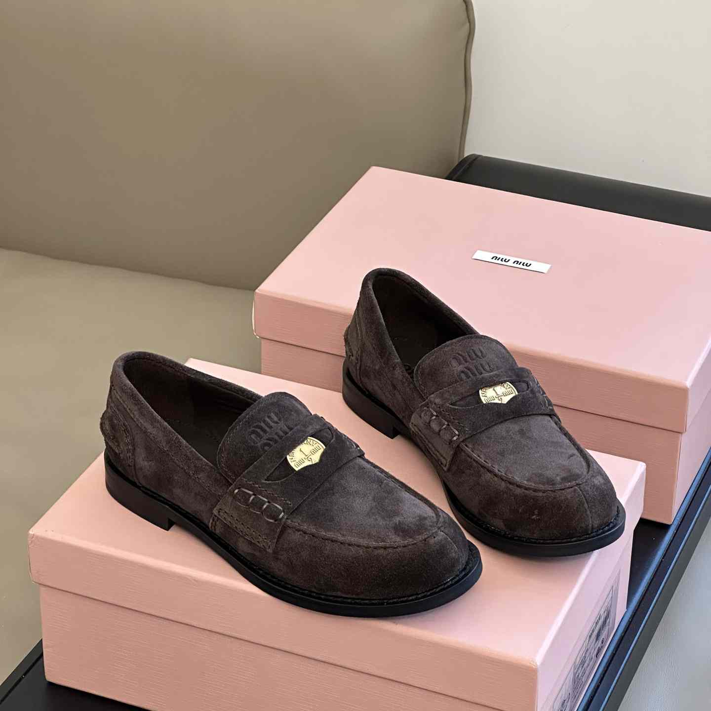 Miu Miu Suede Loafers - DopestKickz