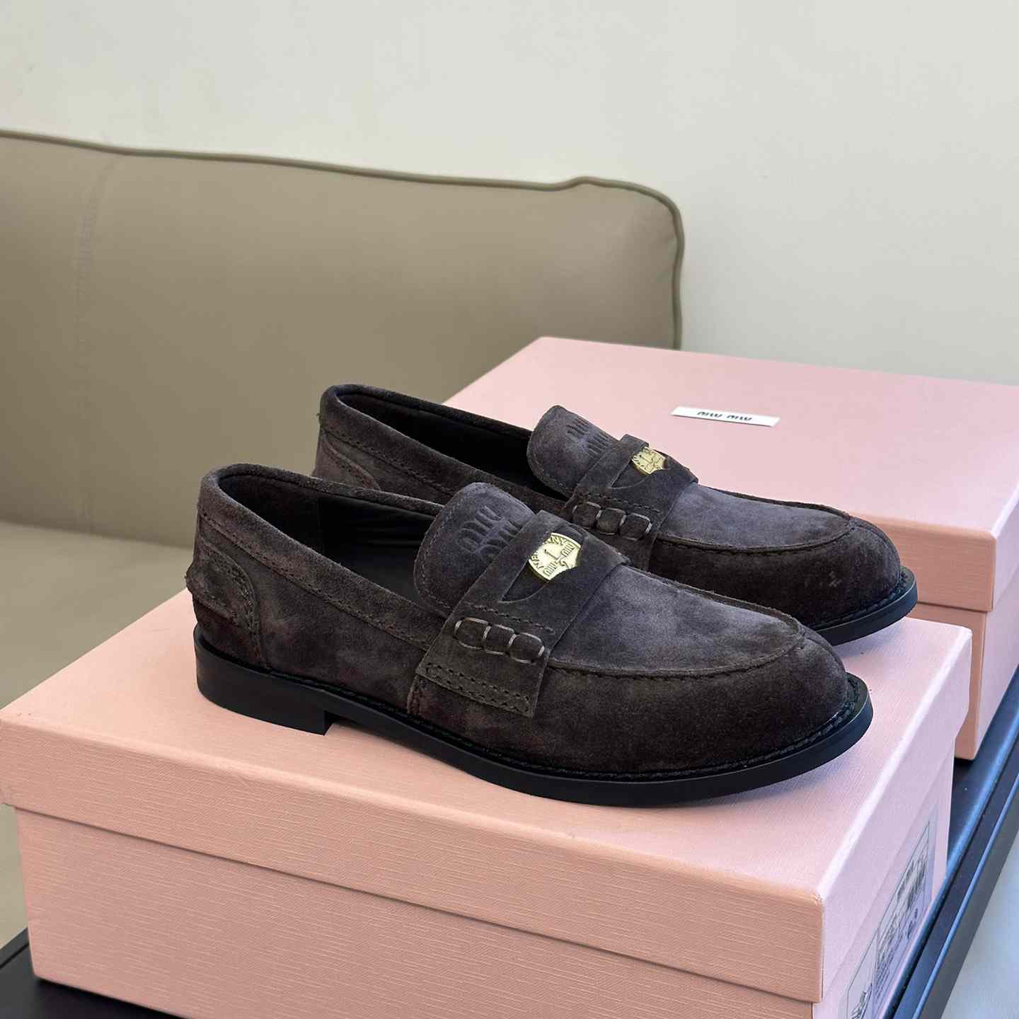 Miu Miu Suede Loafers - DopestKickz