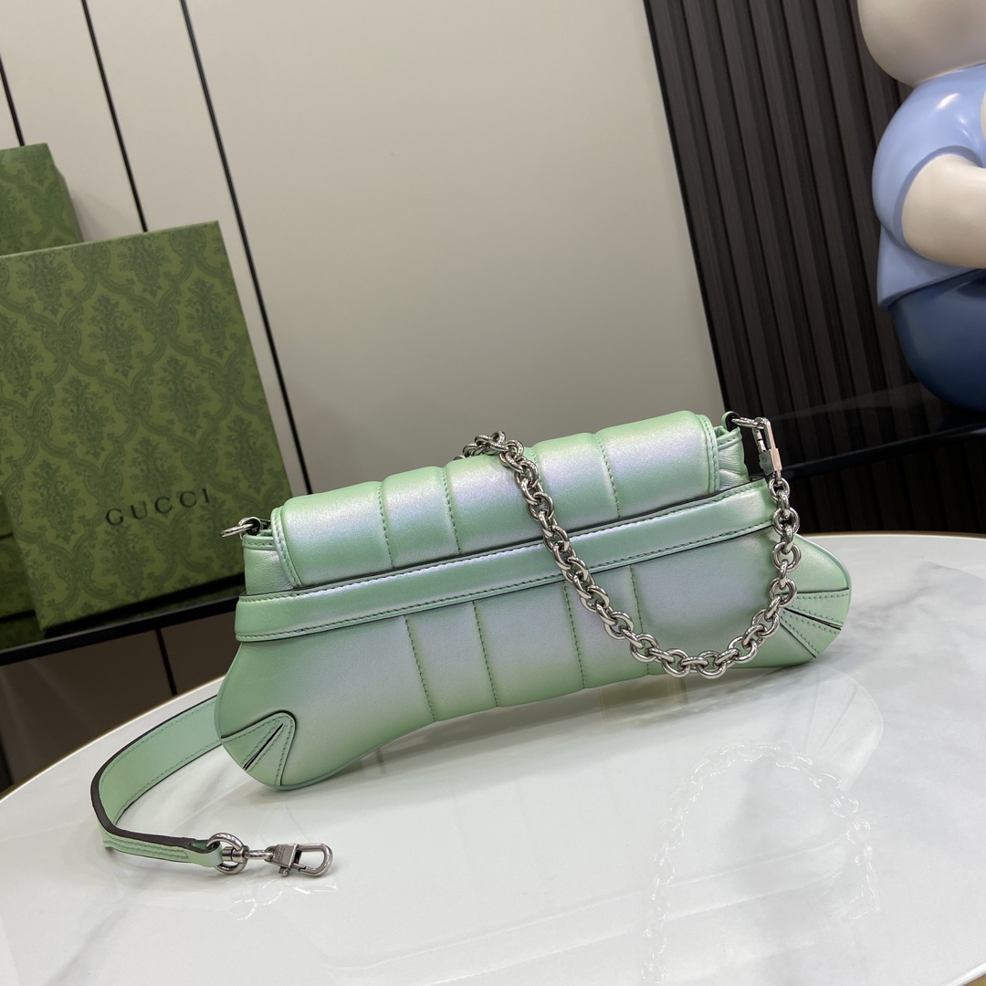 Gucci Horsebit Chain Small Shoulder Bag (27x 11.5x 5cm) - DopestKickz