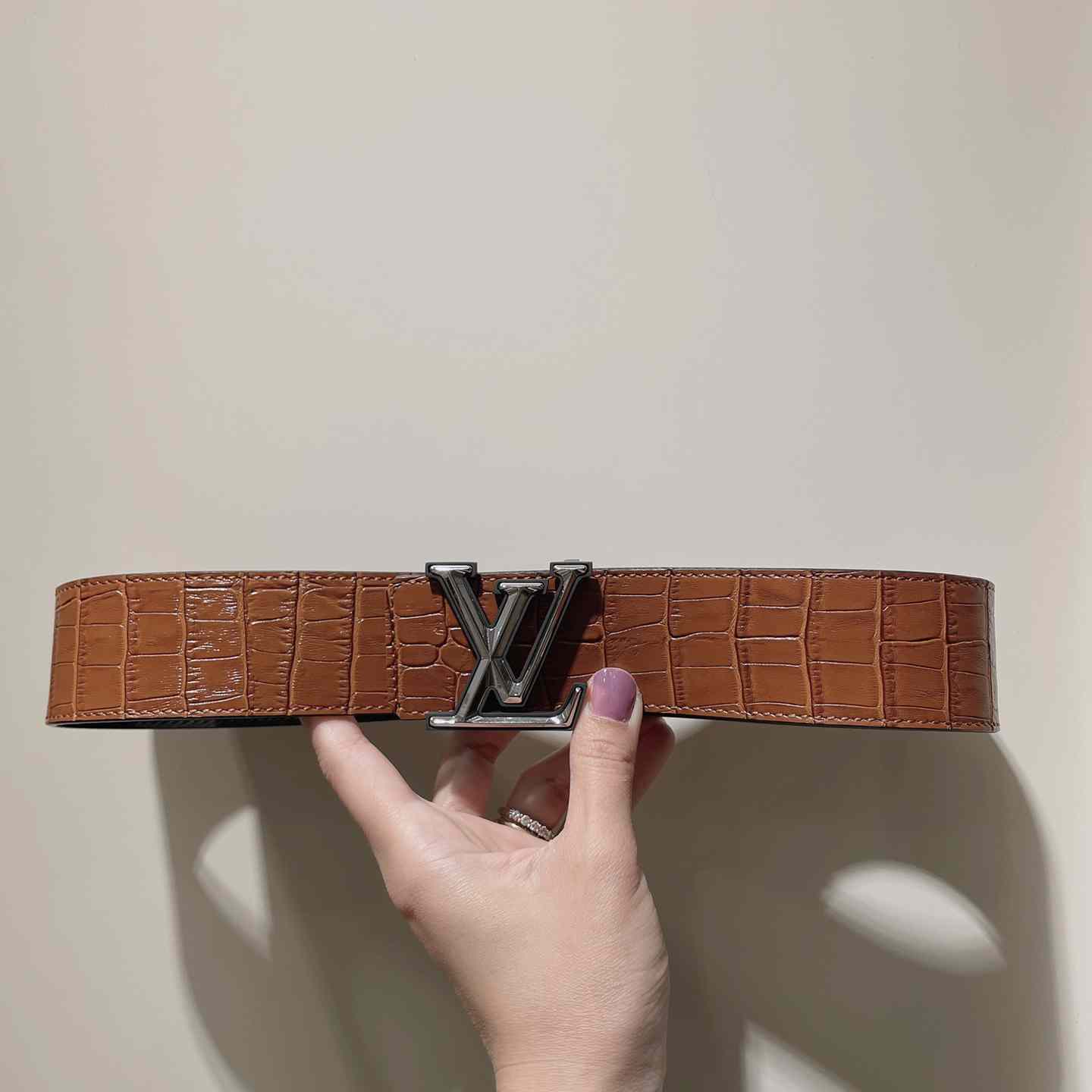Louis Vuitton LV Pyramide 40mm Belt   - DopestKickz