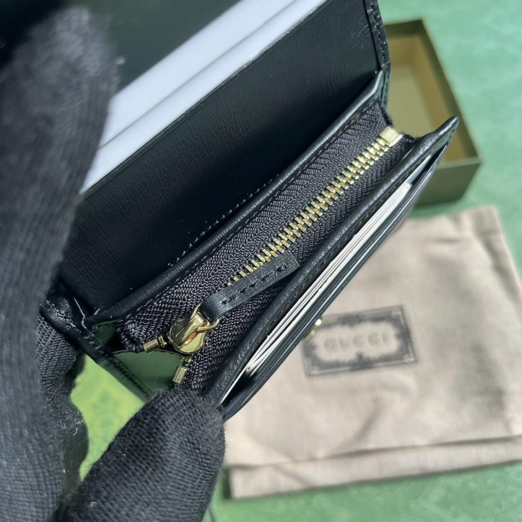 Gucci Horsebit 1955 Card Case Wallet - DopestKickz