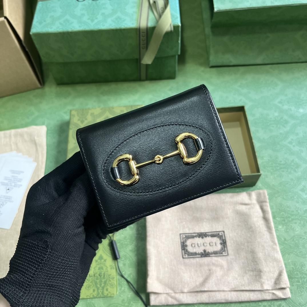 Gucci Horsebit 1955 Card Case Wallet - DopestKickz