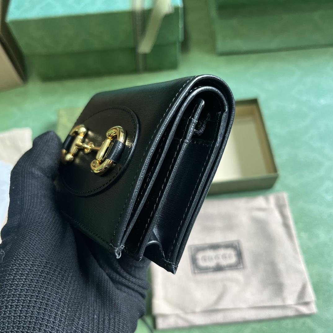 Gucci Horsebit 1955 Card Case Wallet - DopestKickz