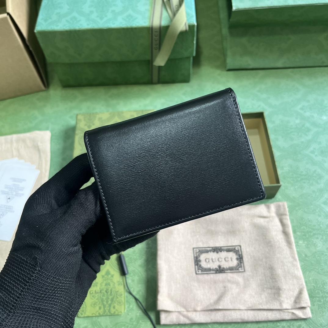 Gucci Horsebit 1955 Card Case Wallet - DopestKickz