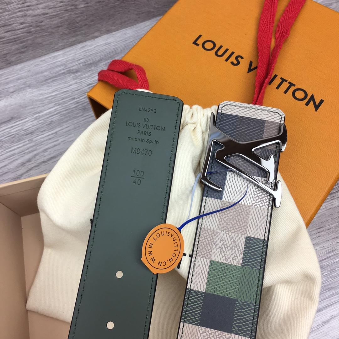 Louis Vuitton LV Mega Pixel 40mm Reversible Belt - DopestKickz