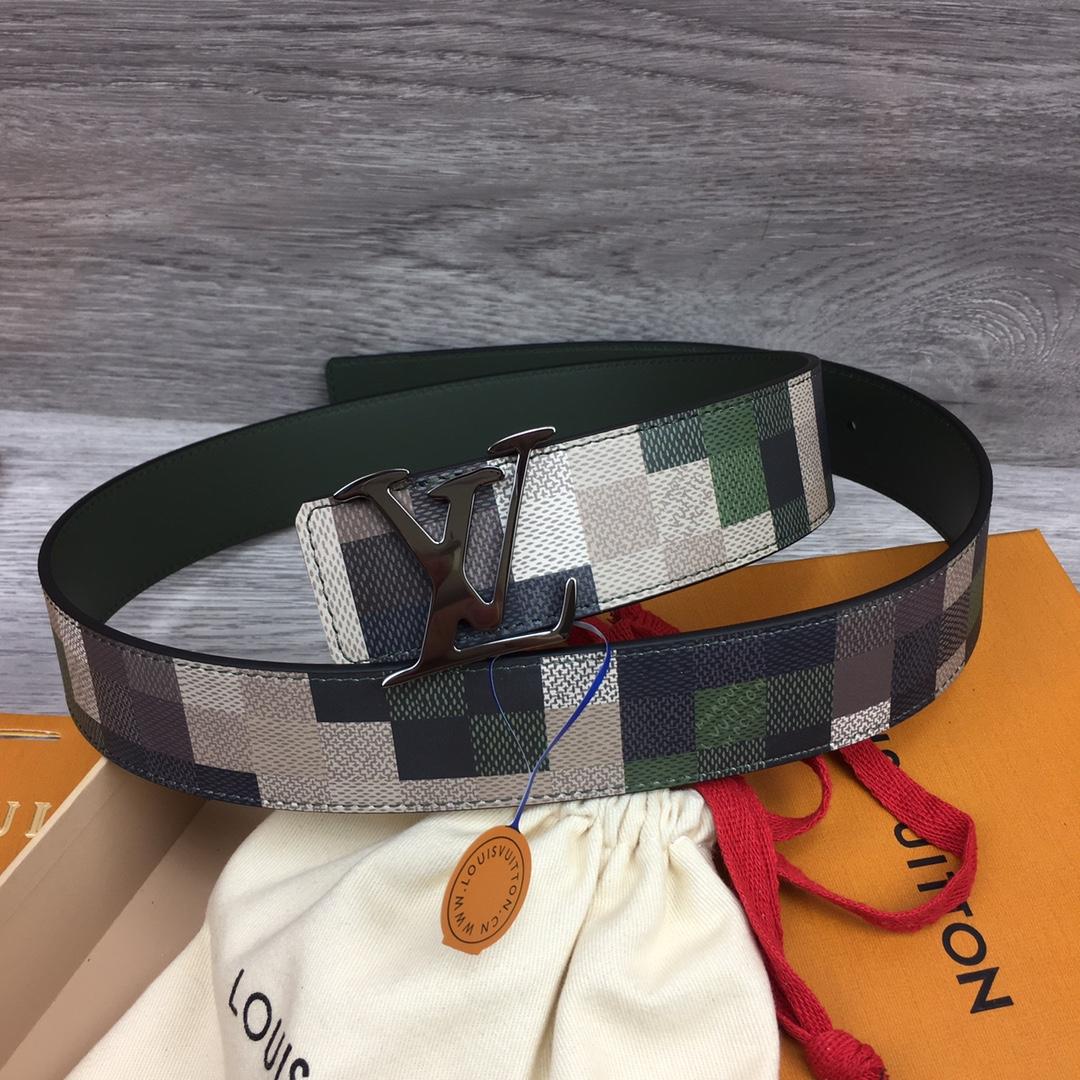 Louis Vuitton LV Mega Pixel 40mm Reversible Belt - DopestKickz