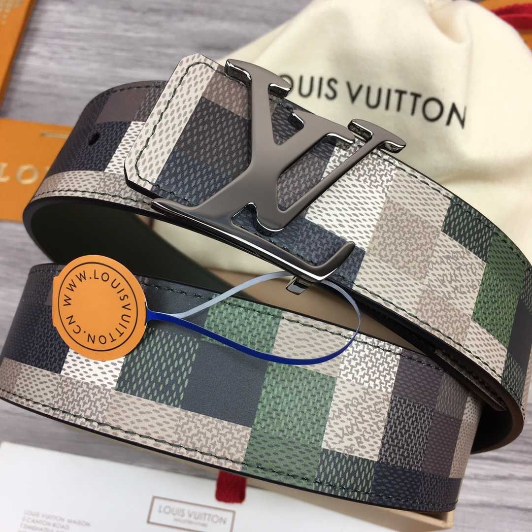 Louis Vuitton LV Mega Pixel 40mm Reversible Belt - DopestKickz