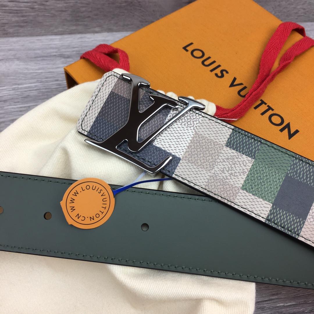 Louis Vuitton LV Mega Pixel 40mm Reversible Belt - DopestKickz