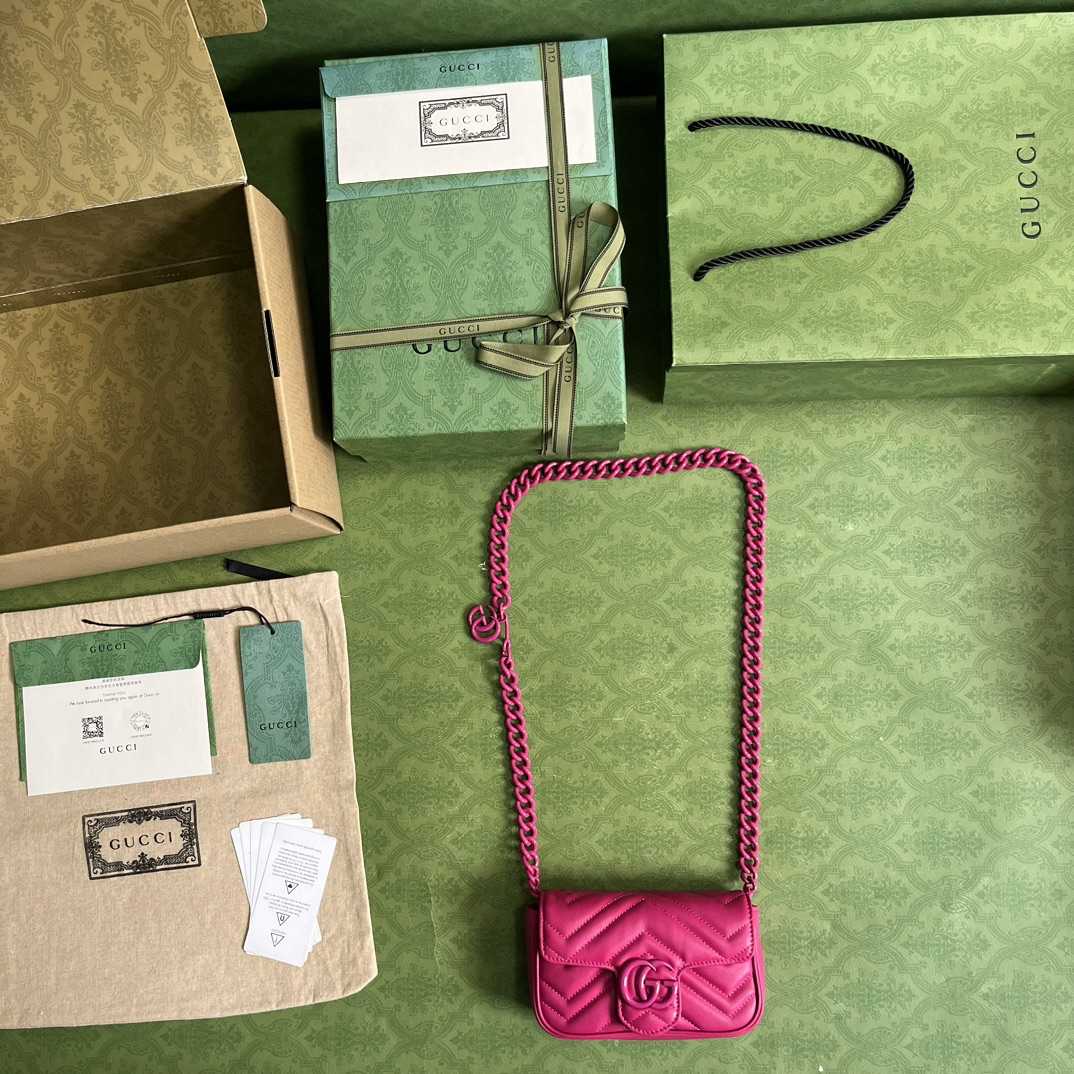 Gucci GG Marmont Belt Bag(16.5-10.2-5.1CM) - DopestKickz