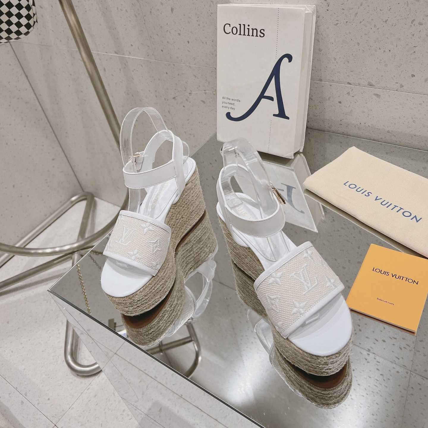 Louis Vuitton Starboard Wedge Sandal   - DopestKickz