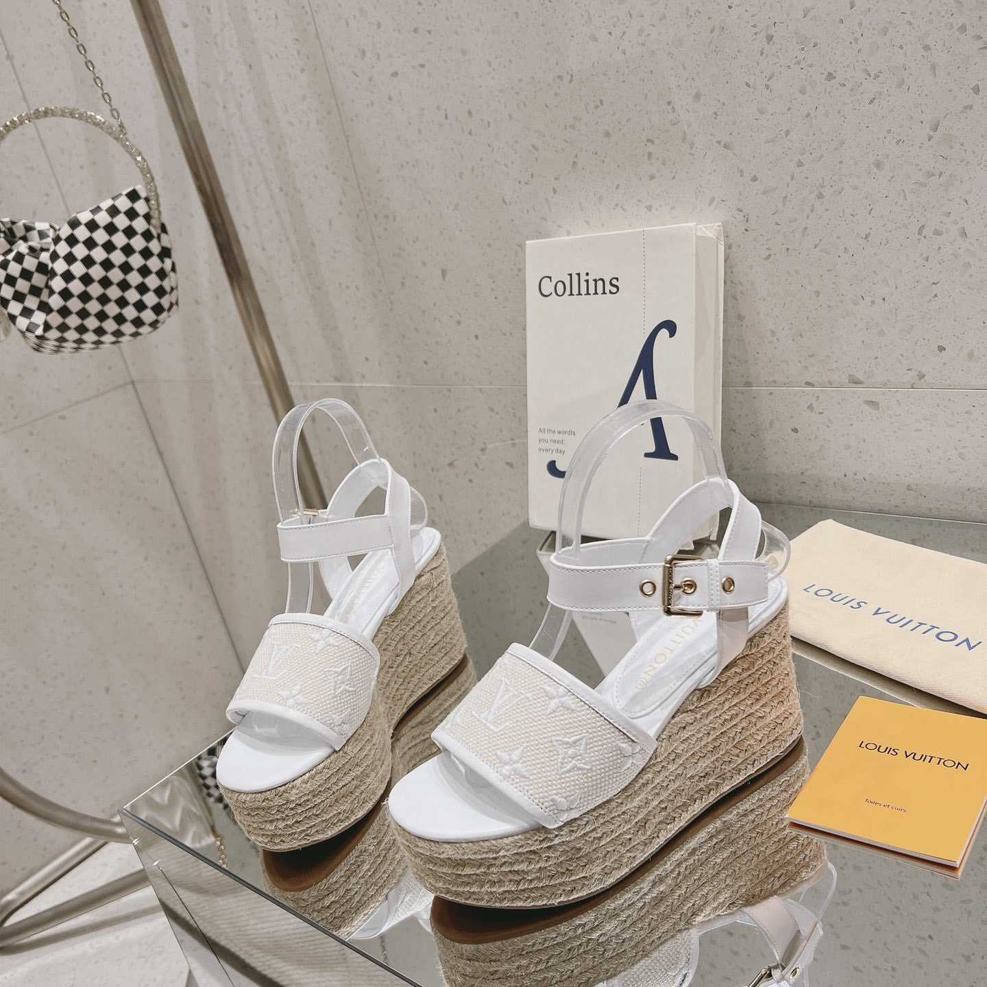 Louis Vuitton Starboard Wedge Sandal   - DopestKickz