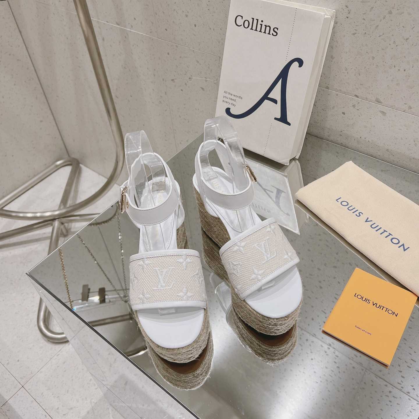 Louis Vuitton Starboard Wedge Sandal   - DopestKickz