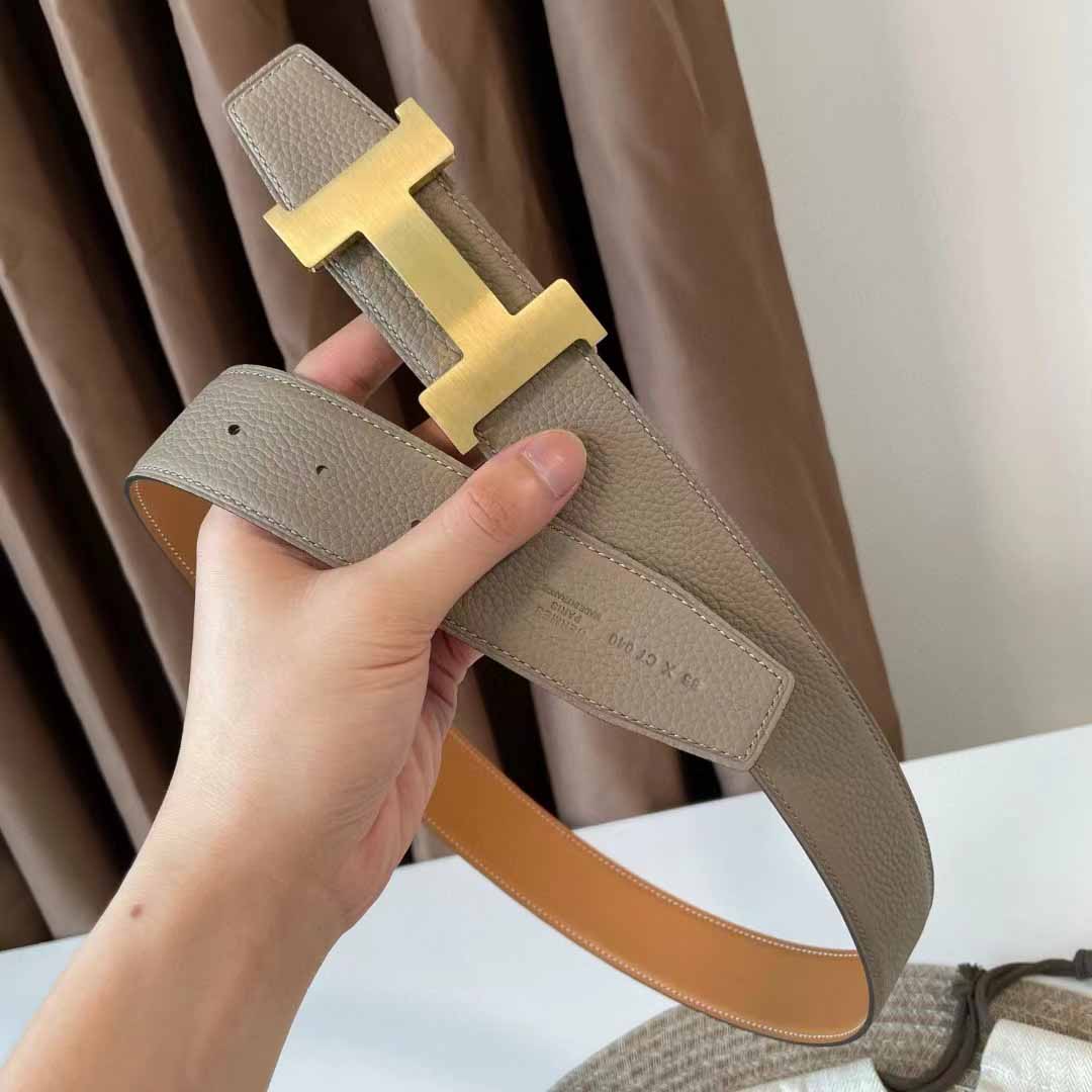 Hermes Reversible Leather  - DopestKickz