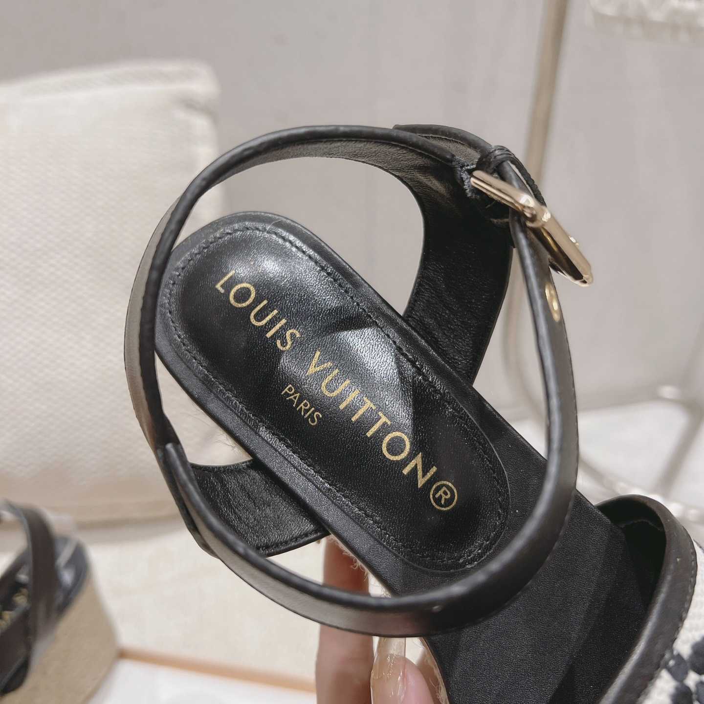 Louis Vuitton Starboard Wedge Sandal   - DopestKickz