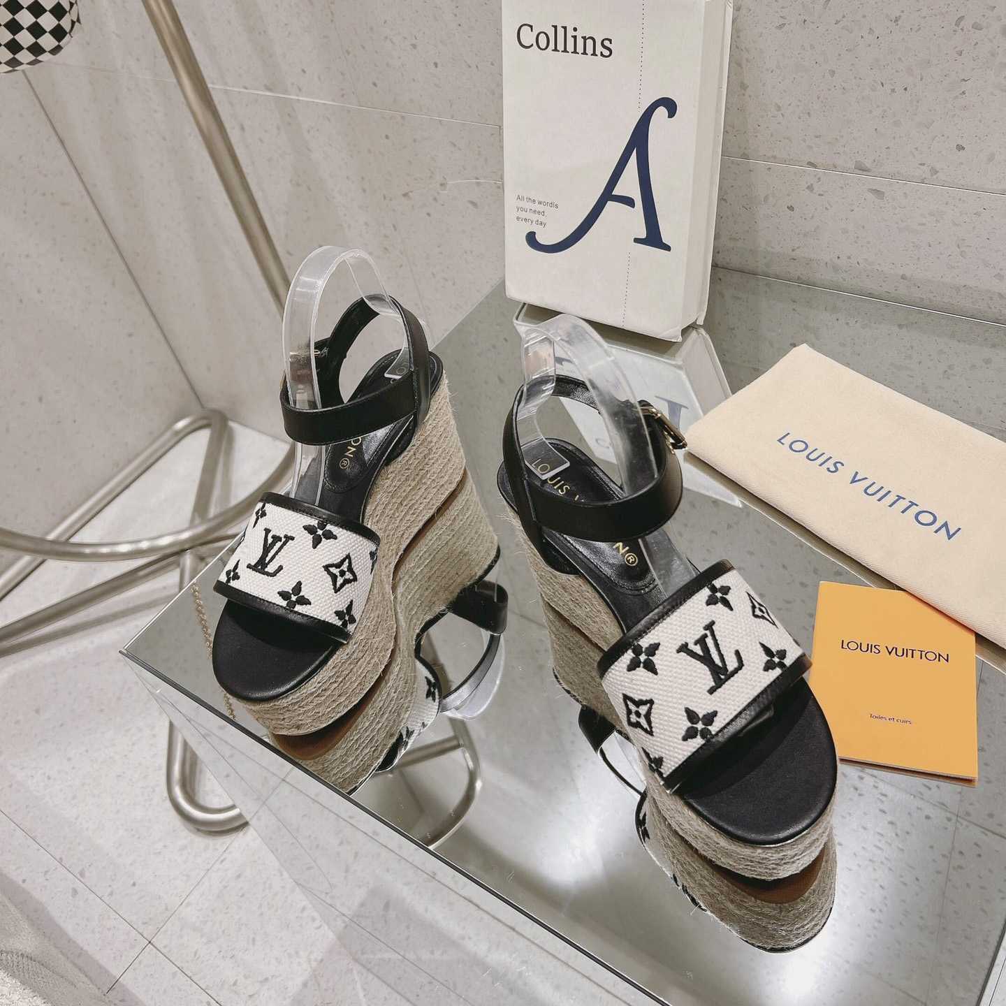 Louis Vuitton Starboard Wedge Sandal   - DopestKickz