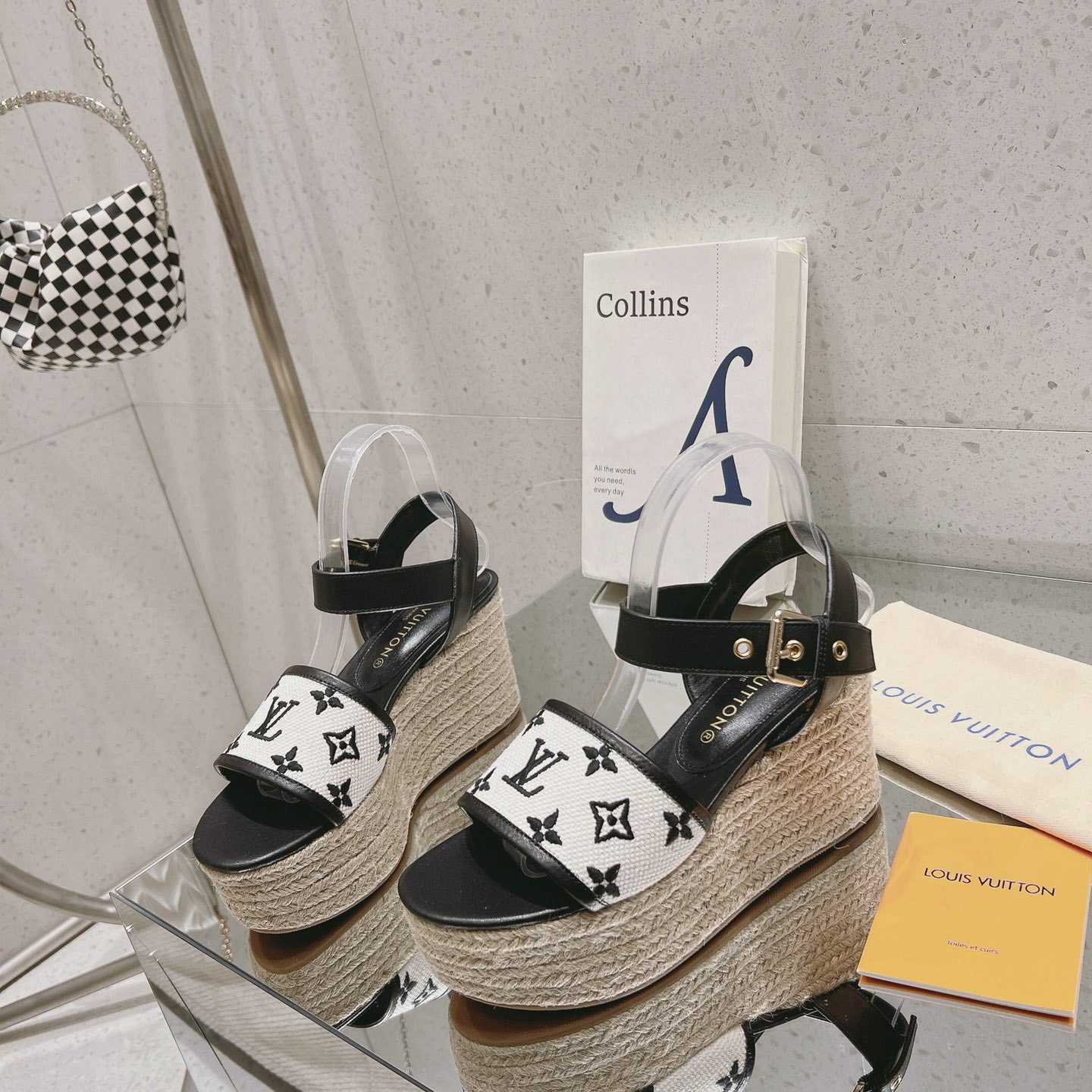Louis Vuitton Starboard Wedge Sandal   - DopestKickz