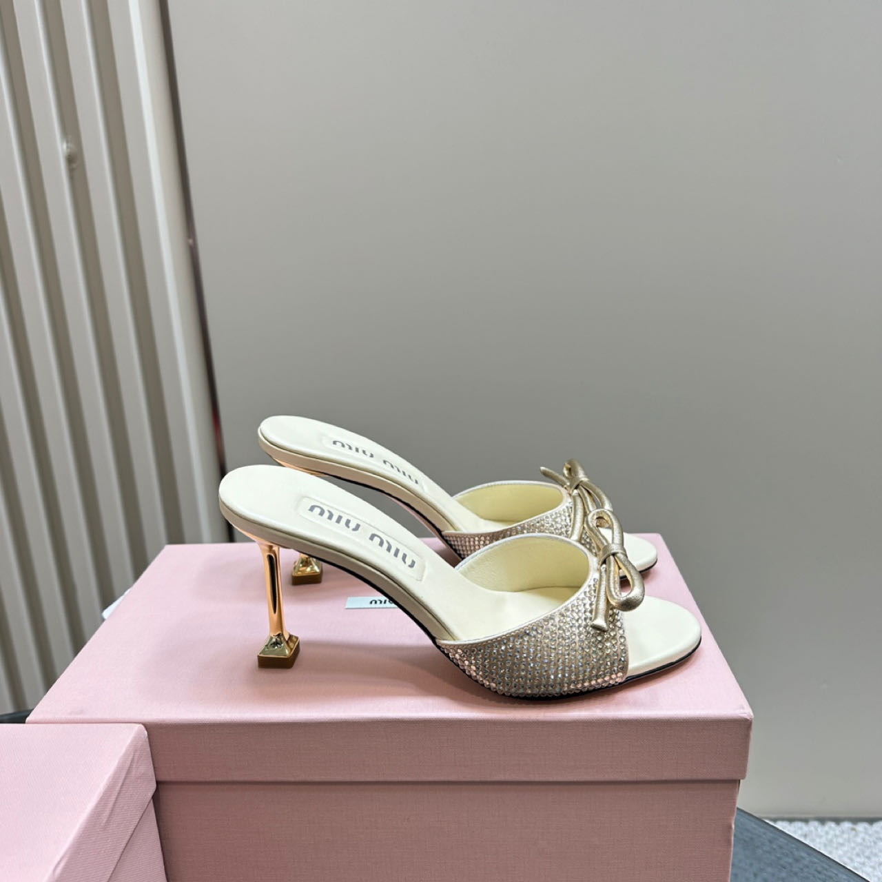 Miu Miu Satin Sandals - DopestKickz