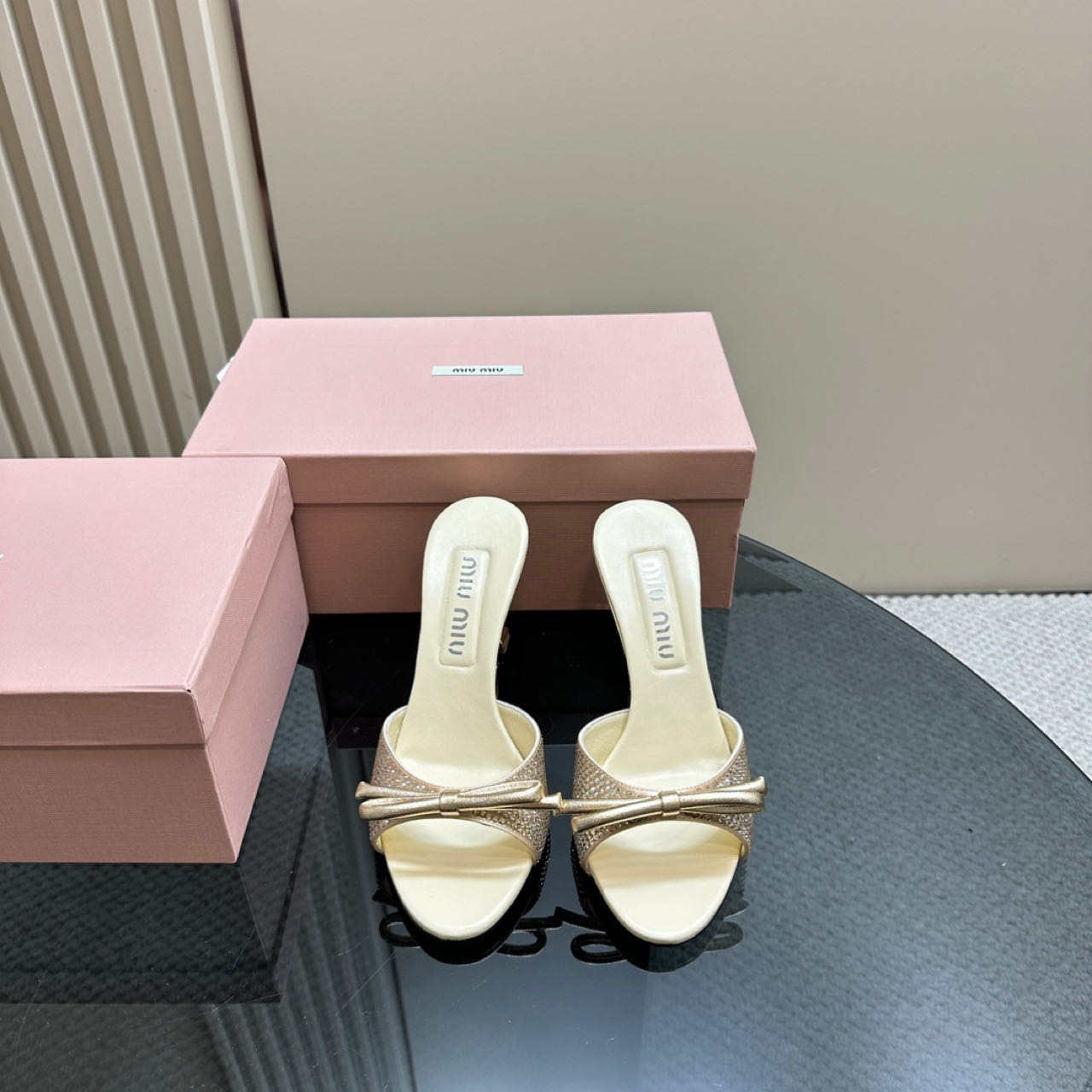 Miu Miu Satin Sandals - DopestKickz