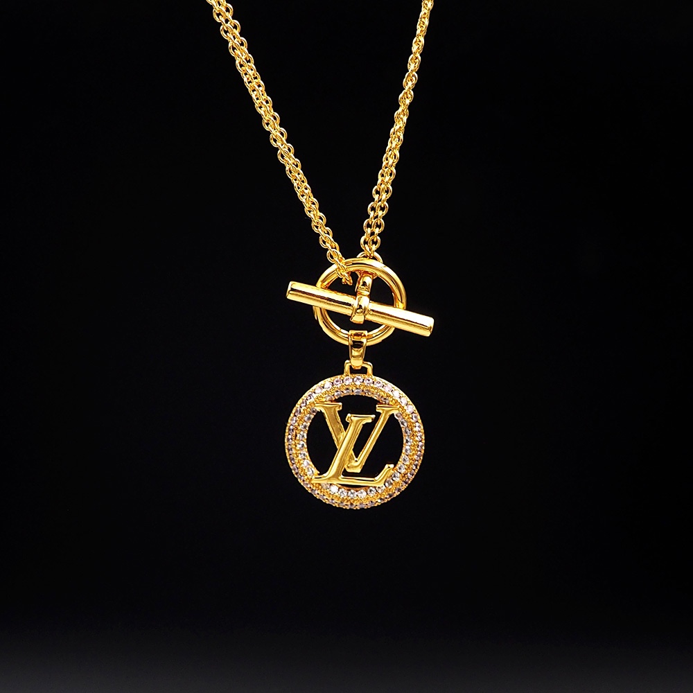 Louis Vuitton Louise Tresor Necklace   M01512 - DopestKickz