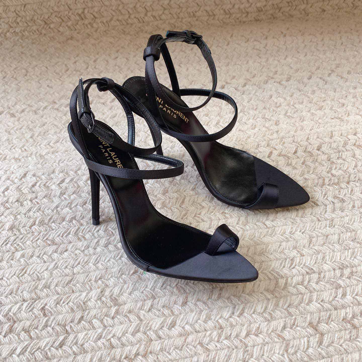 Saint Laurent Hight Heel Sandals - DopestKickz