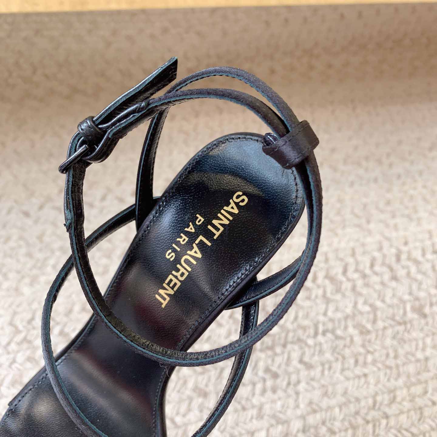 Saint Laurent Hight Heel Sandals - DopestKickz