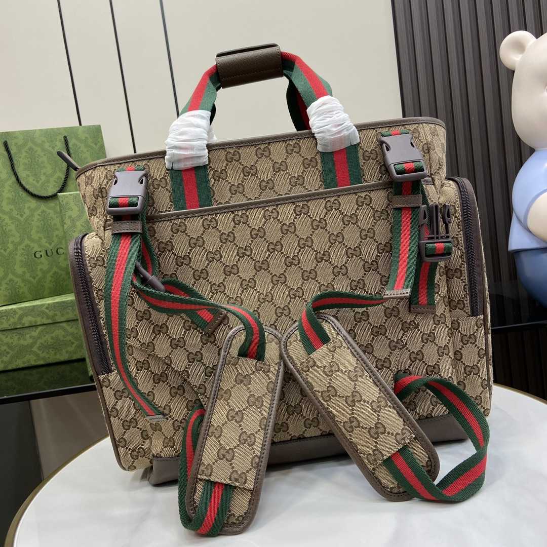 Gucci Original GG Diaper Bag - DopestKickz
