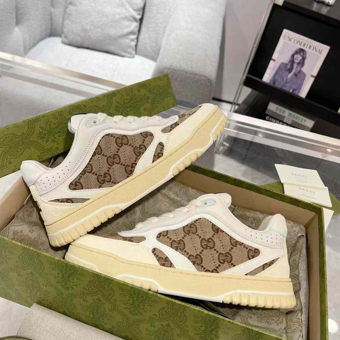 Gucci Re-Web Trainers  - DopestKickz