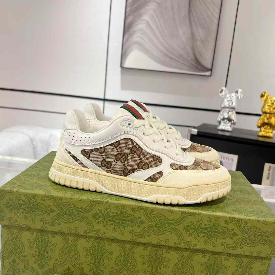 Gucci Re-Web Trainers  - DopestKickz