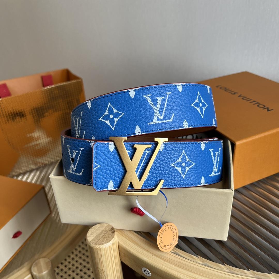 Louis Vuitton LV Initiales 40mm Reversible Belt        M8460V - DopestKickz