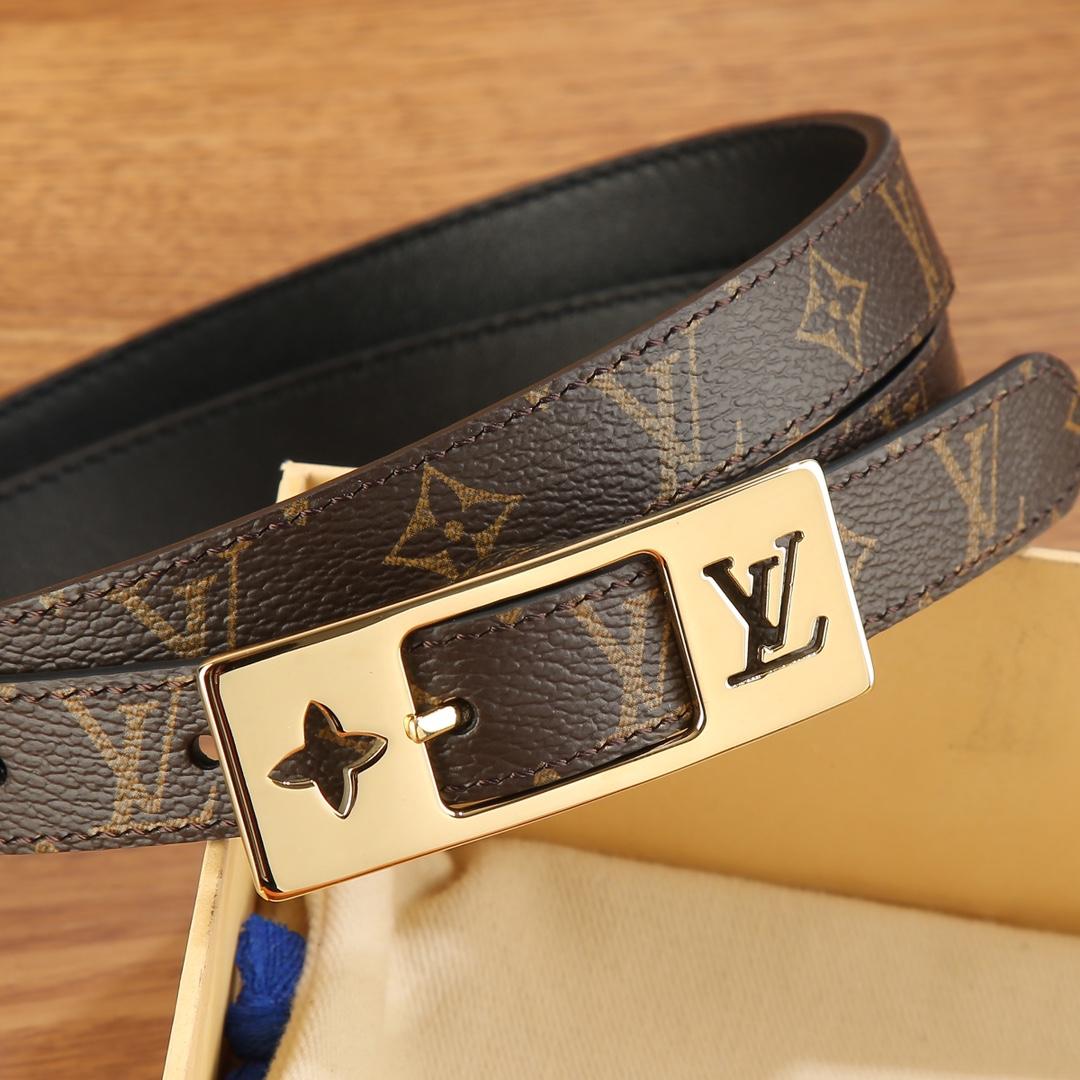 Louis Vuitton LV Duo 18MM Reversible Belt    M8296W - DopestKickz