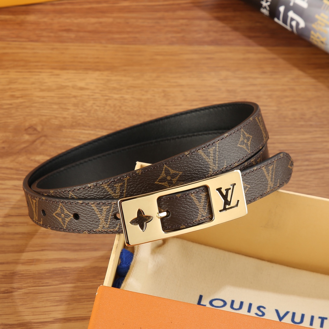 Louis Vuitton LV Duo 18MM Reversible Belt    M8296W - DopestKickz