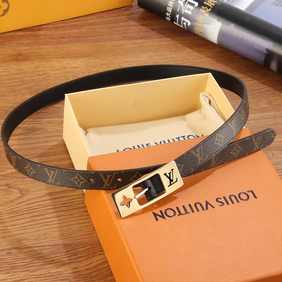Louis Vuitton LV Duo 18MM Reversible Belt    M8296W - DopestKickz