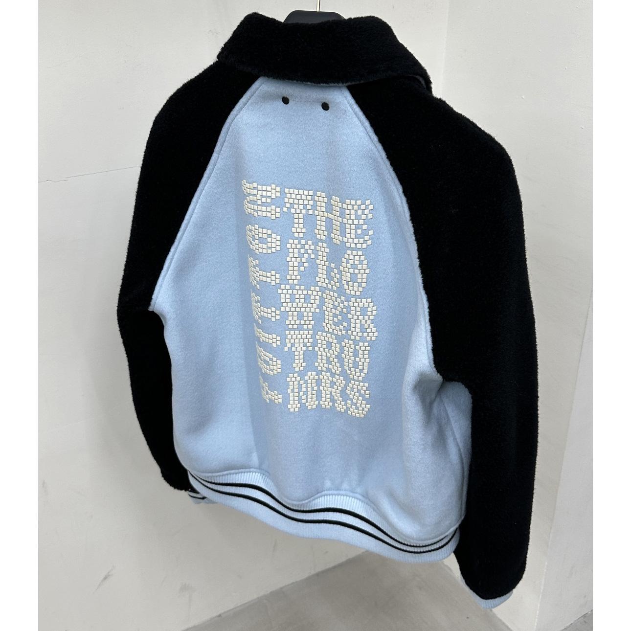 Louis Vuitton Shearling Wool Varsity Blouson    1AFAJE - DopestKickz