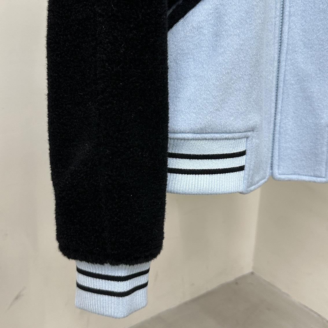 Louis Vuitton Shearling Wool Varsity Blouson    1AFAJE - DopestKickz