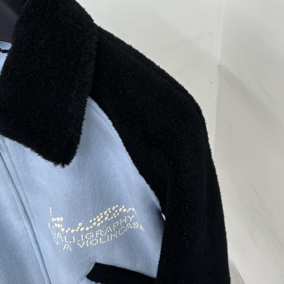 Louis Vuitton Shearling Wool Varsity Blouson    1AFAJE - DopestKickz