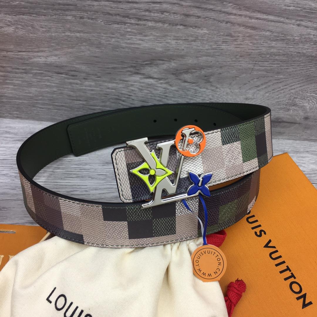 LV Blossom 40mm Reversible Belt - DopestKickz