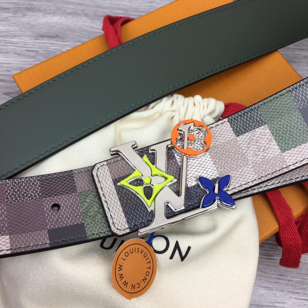 LV Blossom 40mm Reversible Belt - DopestKickz