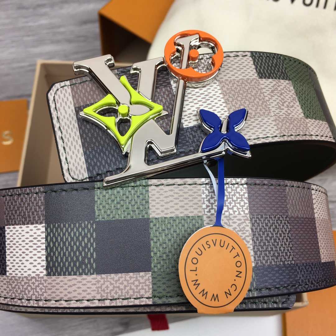 LV Blossom 40mm Reversible Belt - DopestKickz