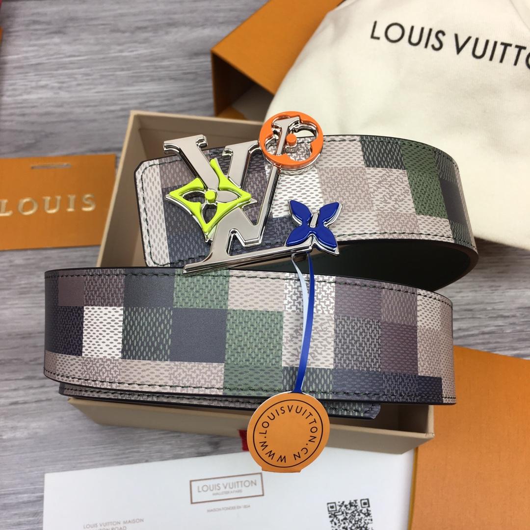LV Blossom 40mm Reversible Belt - DopestKickz