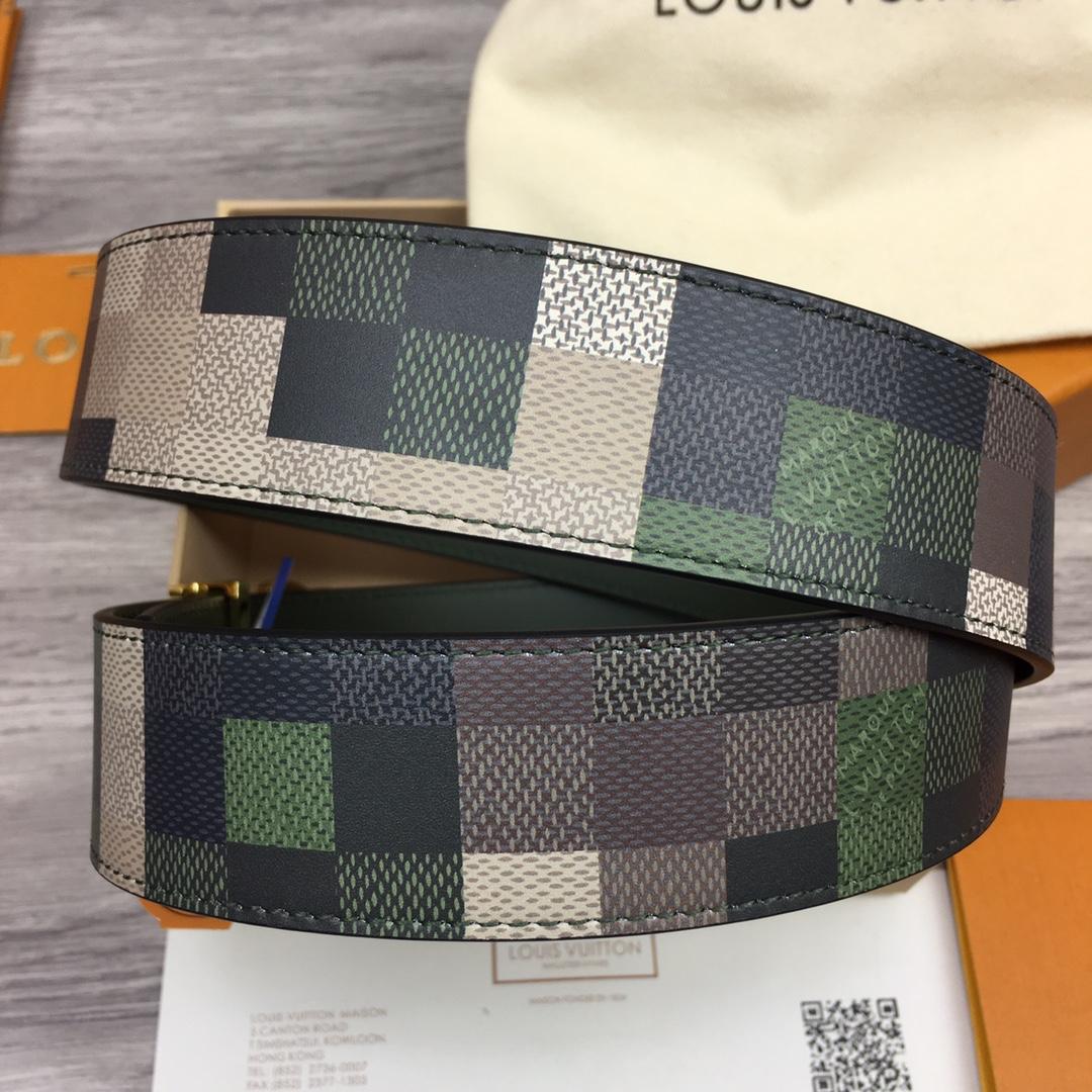 Louis Vuitton LV Mega Pixel 40mm Reversible Belt - DopestKickz
