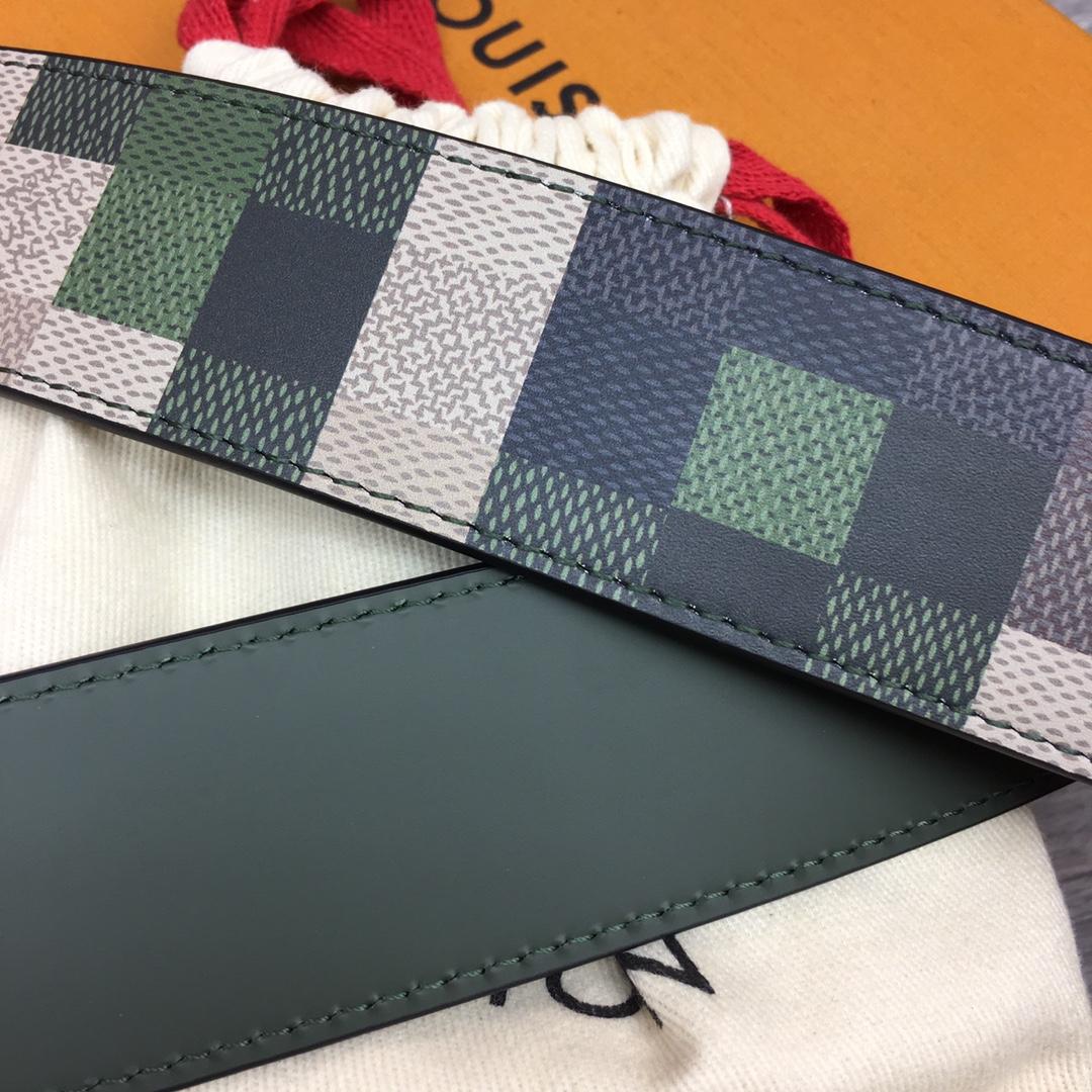 Louis Vuitton LV Mega Pixel 40mm Reversible Belt - DopestKickz