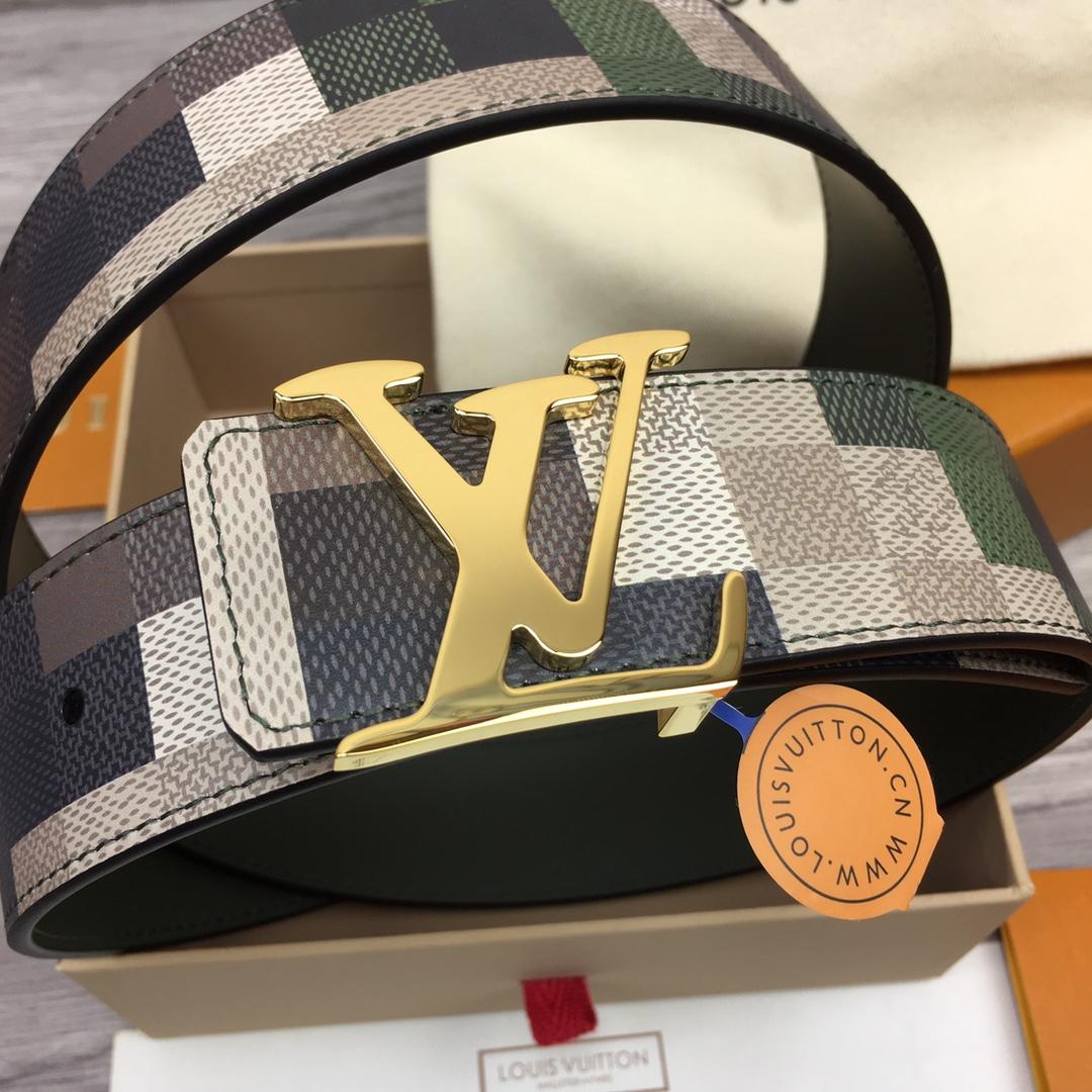 Louis Vuitton LV Mega Pixel 40mm Reversible Belt - DopestKickz